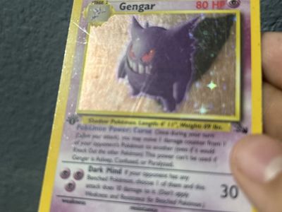 First edition fossil rare gengar