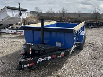 7x14 Liberty LD Dump Trailer - 24" Sides - 15.4K GVWR -