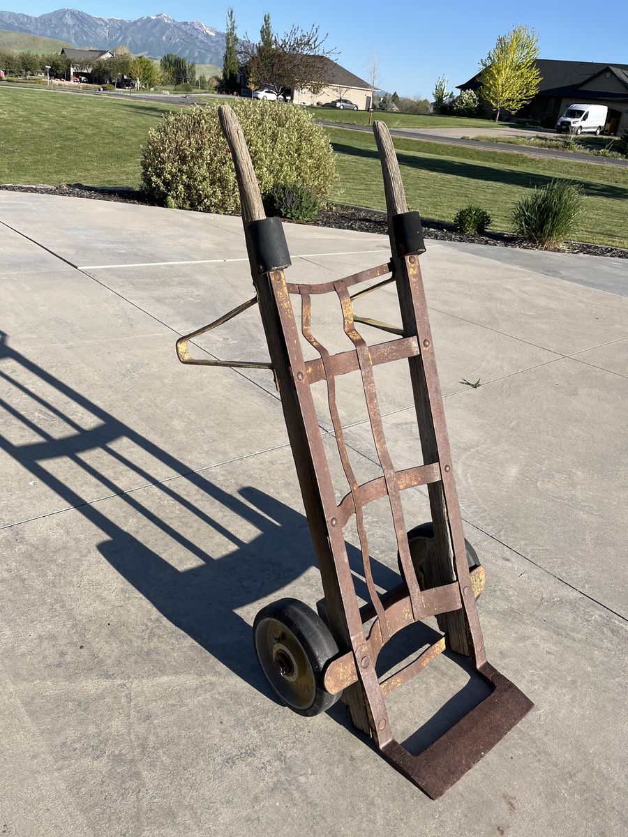 Vintage Barrel Hand Truck