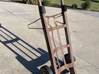 Vintage Barrel Hand Truck