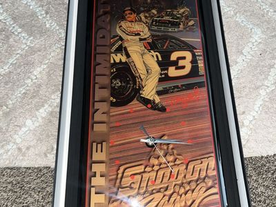 The Intimidator Dale Earnhardt #3 NASCAR Racing Wall Clock - New in Box
