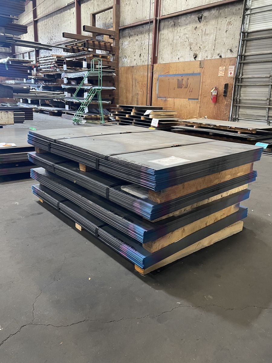 DISCOUNTED! Surplus Hot Rolled Steel Sheet – 14 GA x 54.25" x 72"- $59.50 EA.