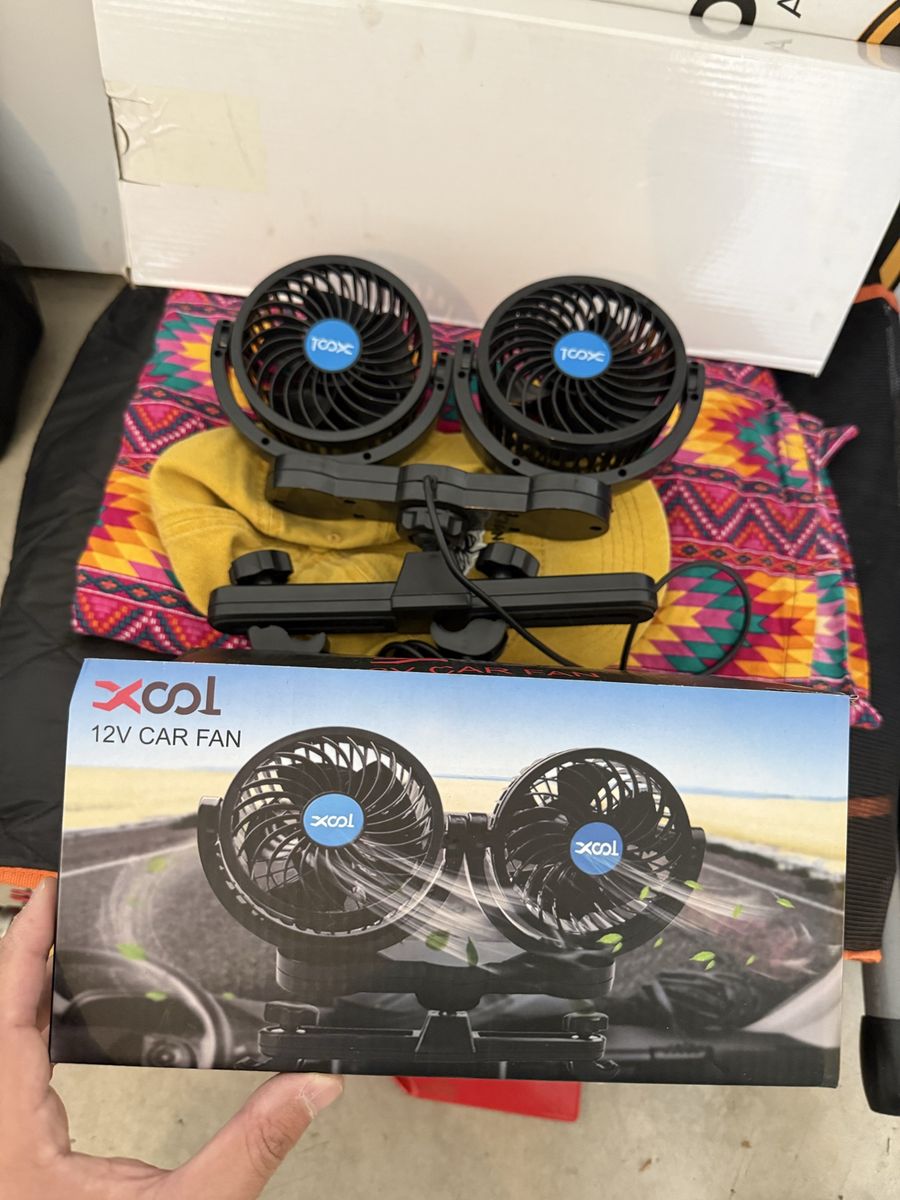 XOOL Electric Car Fans for Rear Seat