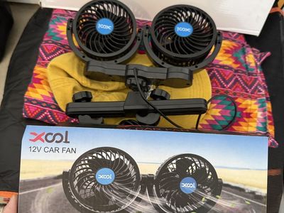 XOOL Electric Car Fans for Rear Seat