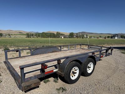 16’ tandem axle utility trailer