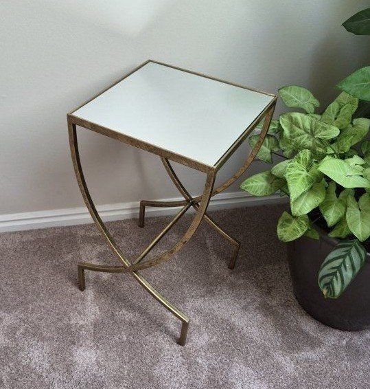 Accent Table, Mirrored Top