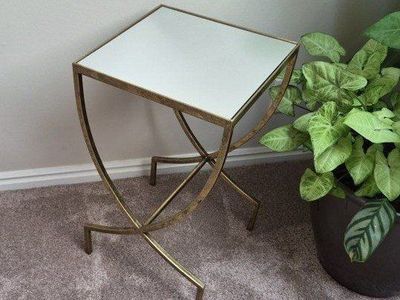 Accent Table, Mirrored Top