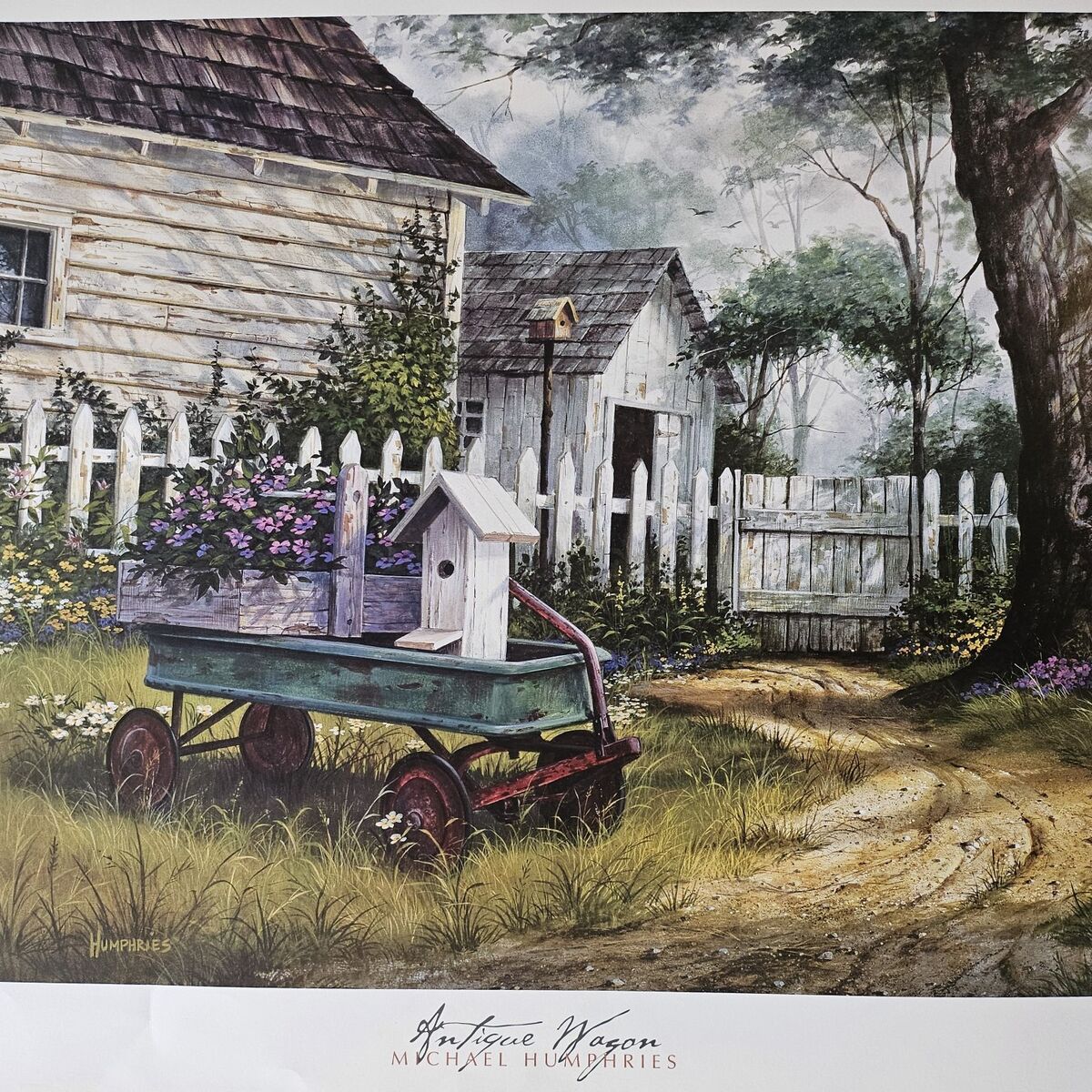 Antique Wagon by Michael Humphries