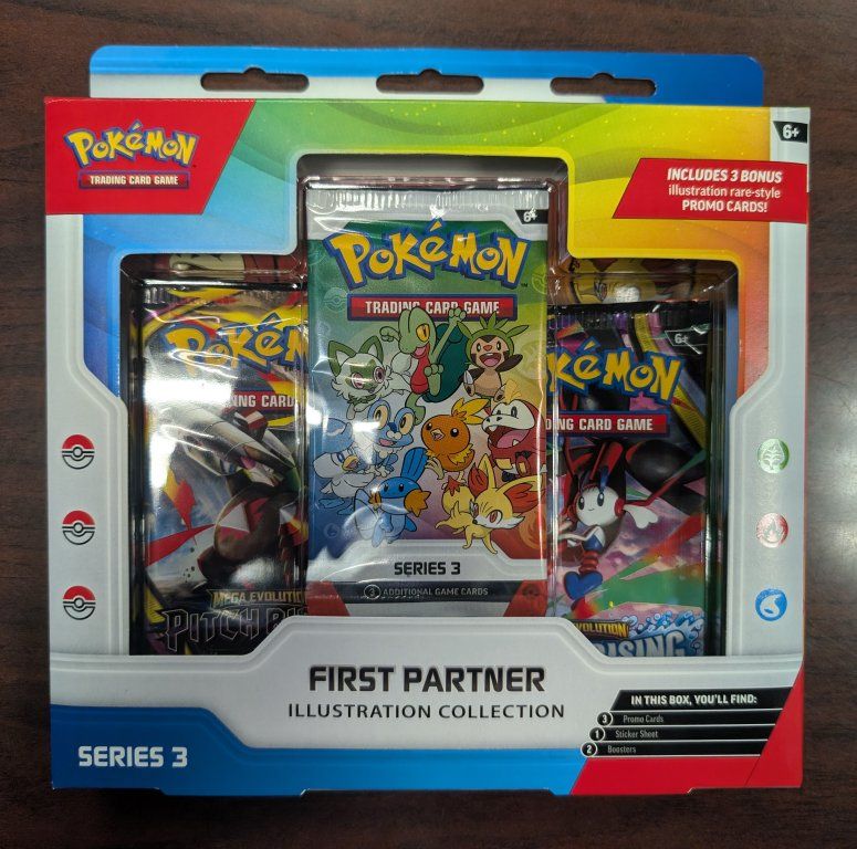 Pokémon TCG First Partner Illustration Collection Box Series 3 Sealed Set