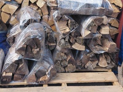 Walnut Firewood Bundles - Seasoned Hardwood for Fireplaces, Wood Stoves, and Campfires