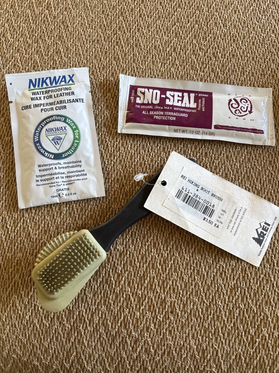 Hiking Boot Brush & Sealers