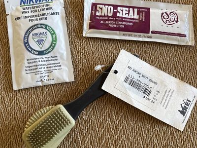 Hiking Boot Brush & Sealers