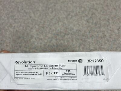 Xerox Revolution Multipurpose Carbonless Paper