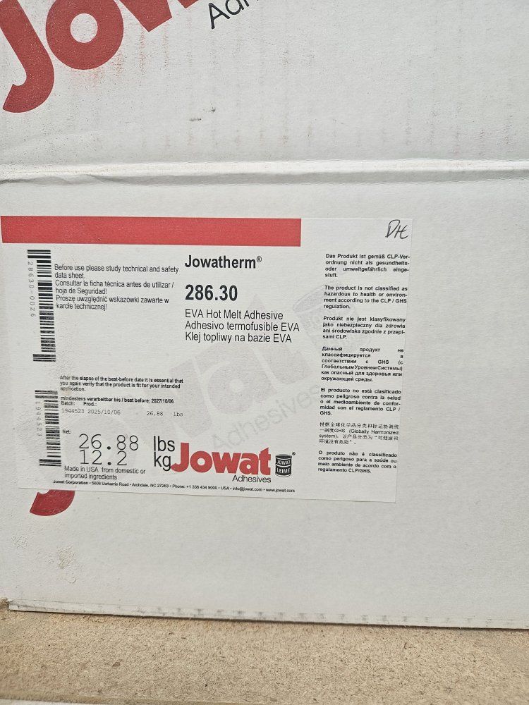 edgebander glue286.30 EVA Hot Melt Adhesive Box (26.88 lbs / 12.2 kg)