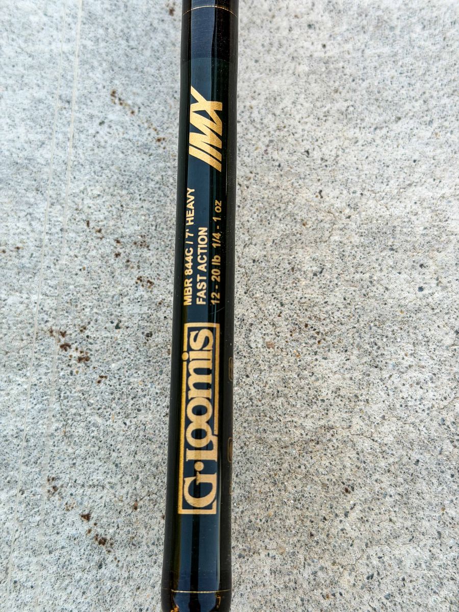 G Loomis IMX MBR 844C 7' Rod and Shimano Curado 200E7