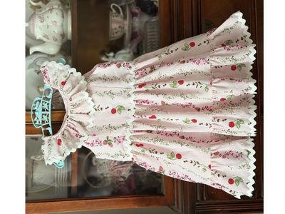 Pink Berry/Floral dress 4T