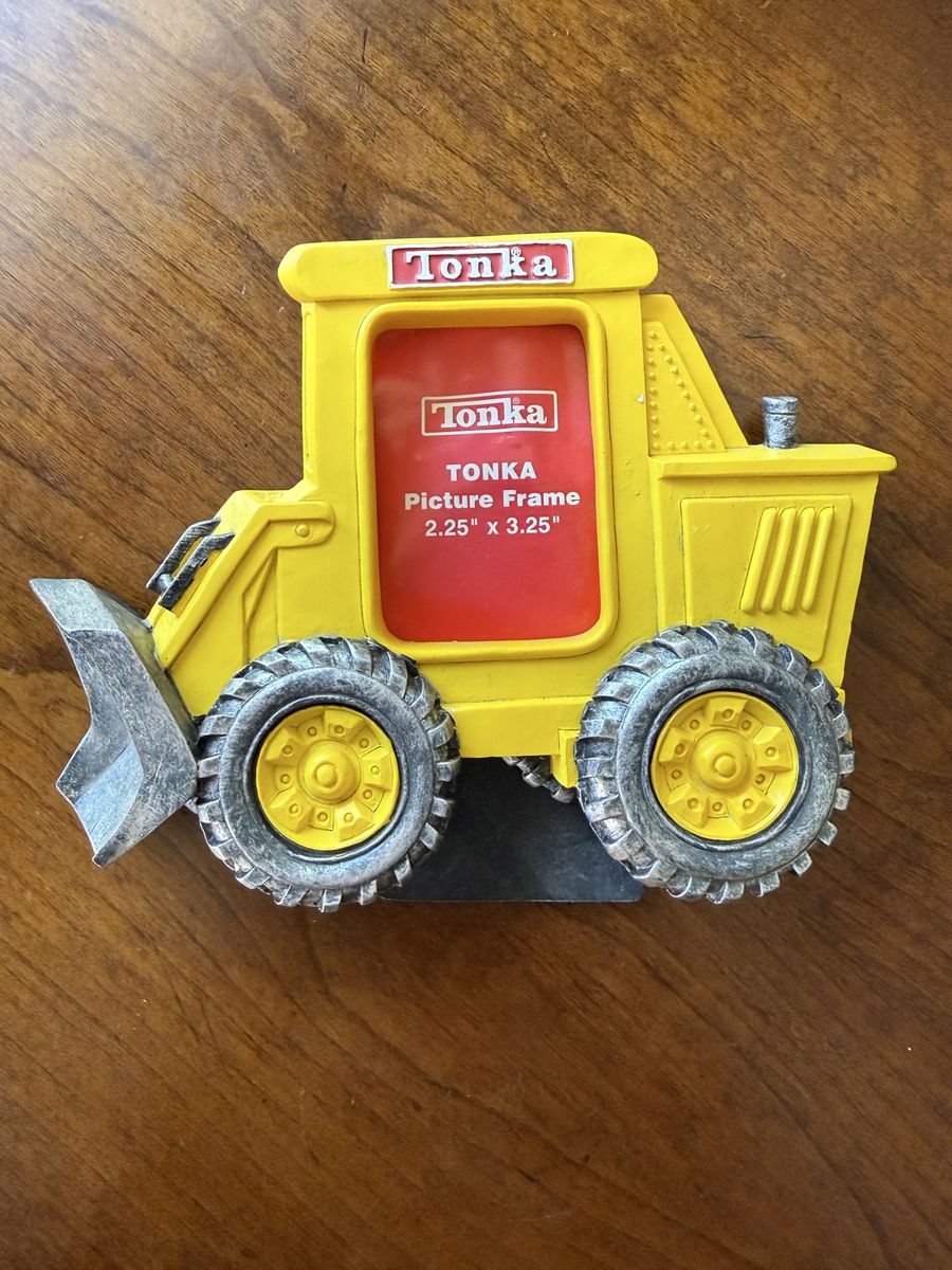 Rare TONKA TRUCK PICTURE FRAME Holds 2.25"x3.25" Photo Hasbro Enesco 2000
