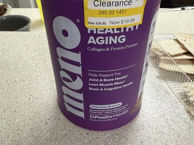 O Positiv Meno Healthy Aging Collagen & Protein Powder Chocolate Brownie 9.39 oz