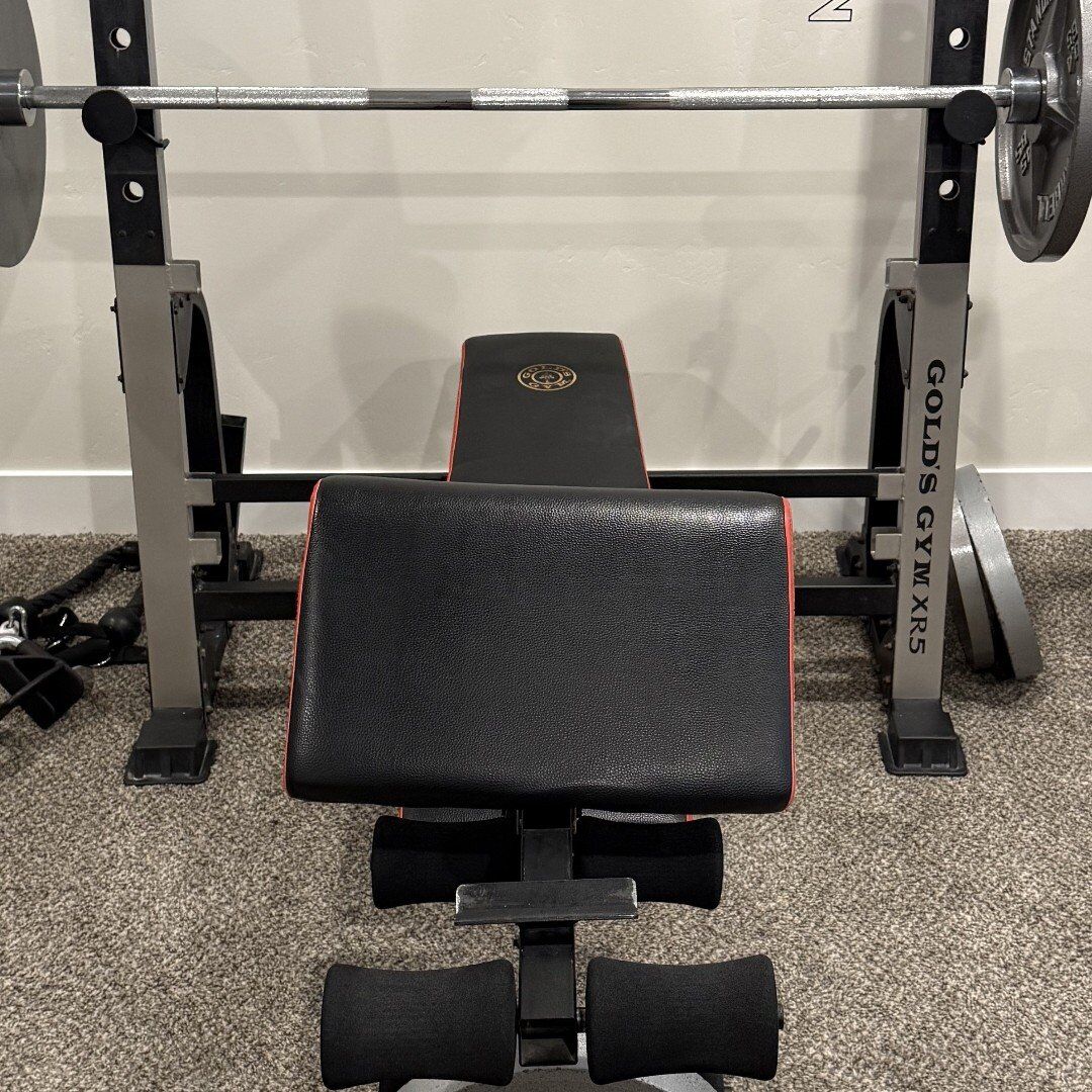 Weight bench and rack