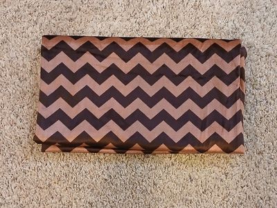 Brown chevron minky