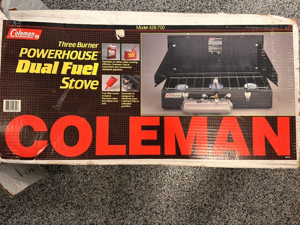 Coleman Three Burner Camping Stove