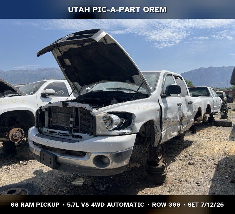 2008 Dodge Ram Pickup Parts - UTPAP Orem