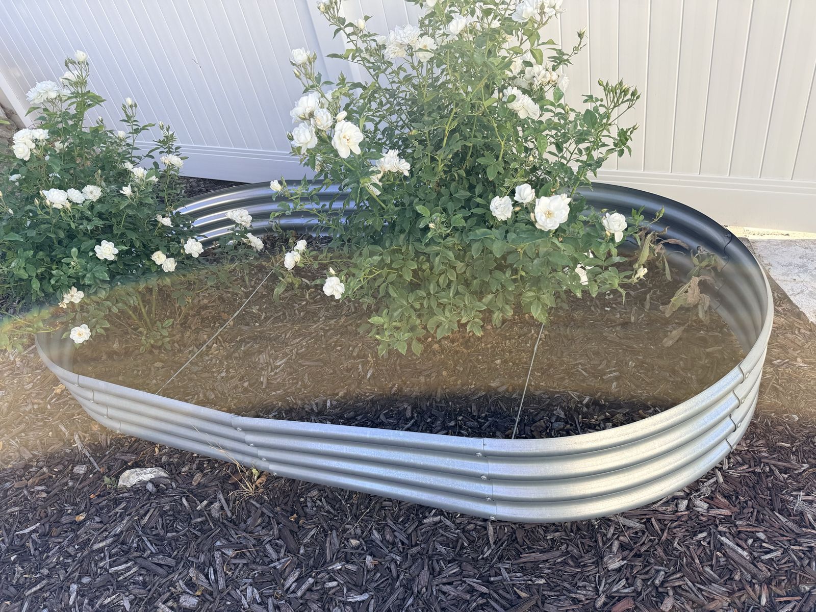 Galvanized Steel Corrugated Raised Garden Bed Kit - Durable Outdoor Planter