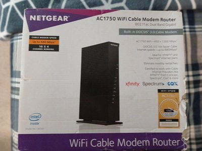 Netgear wifi cable modem and router