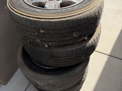 Wheels and tires for a jeep liberty (2002-2007)