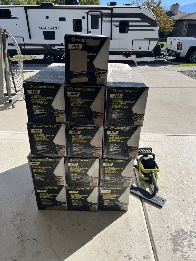 14 Yardworks Chainsaws
