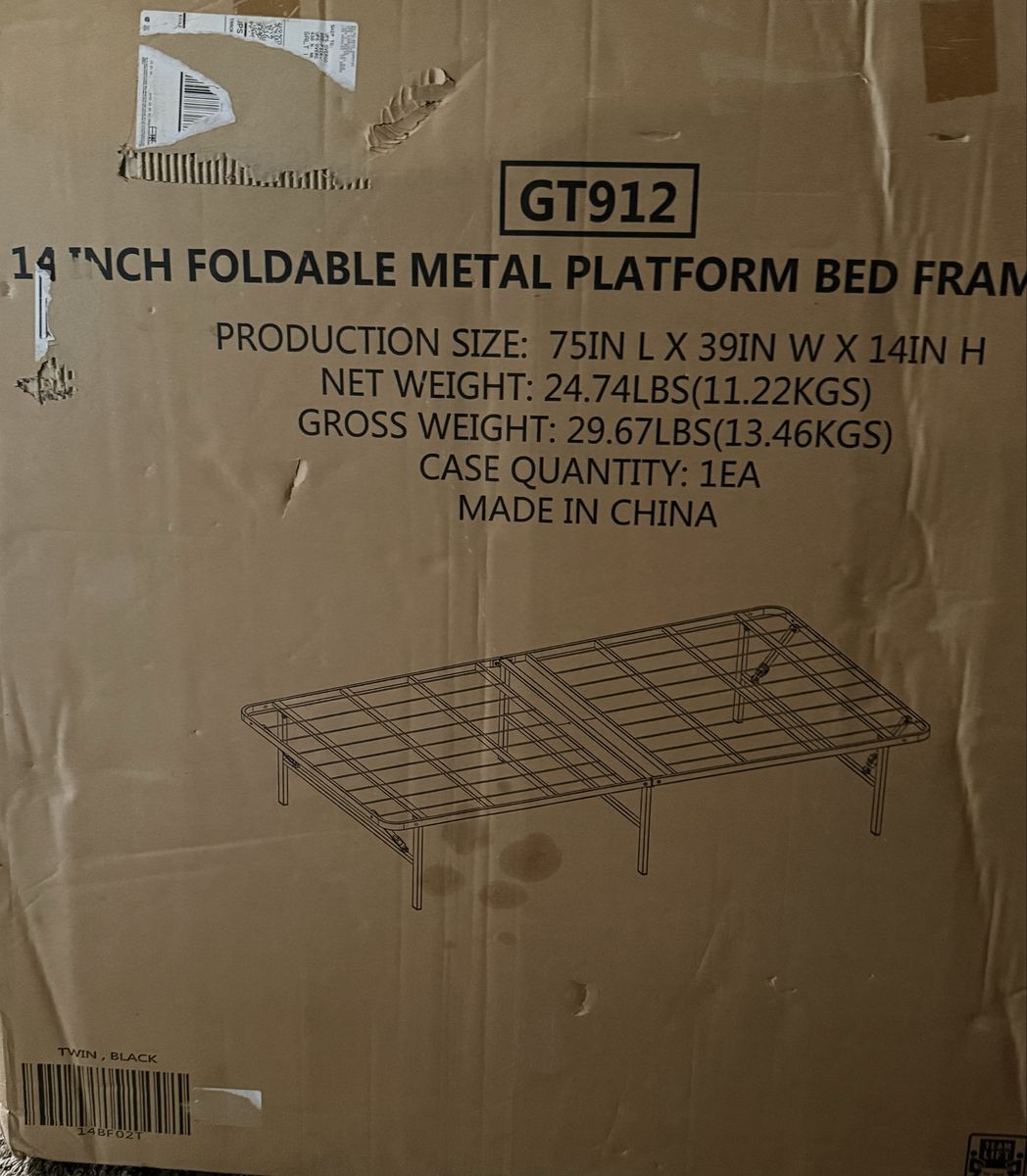 Twin Platform Bed Frame