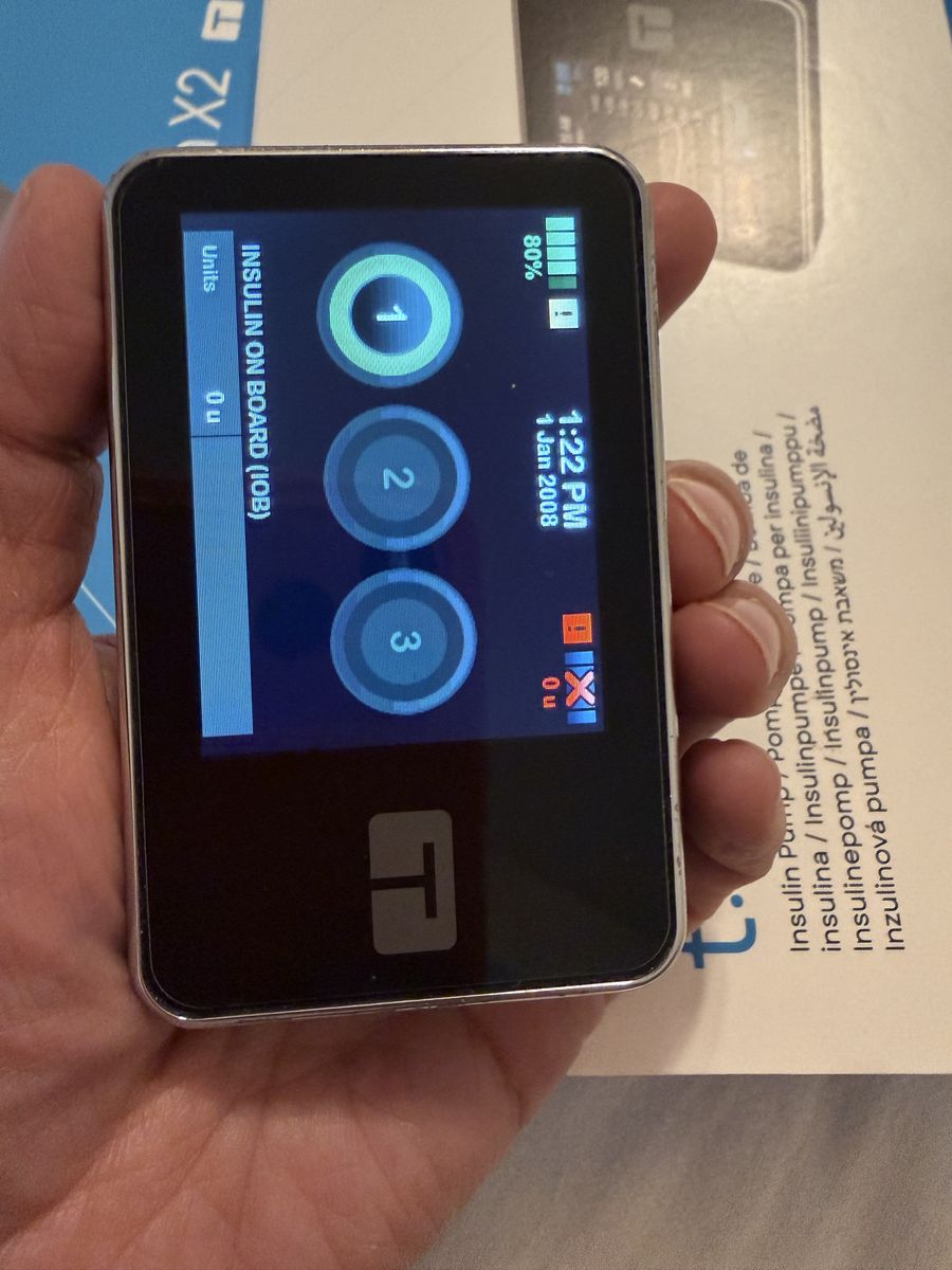 t:slim X2 Insulin pump