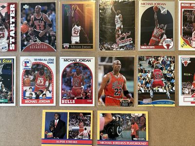 Michael Jordan Card Lot (15) - 90s Collection