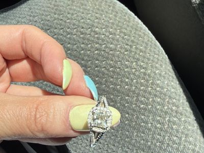 Princess Cut Diamond Engagement Ring