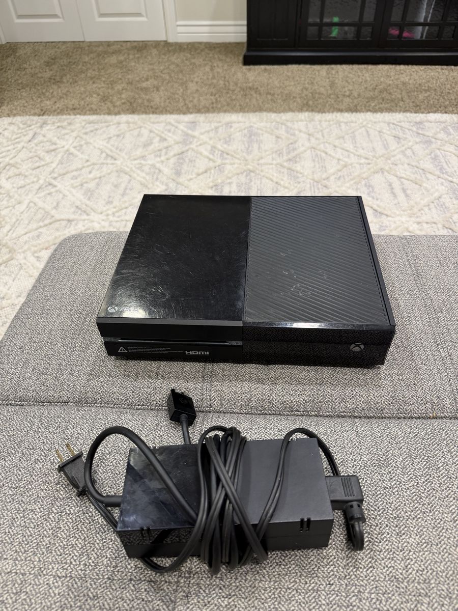 Microsoft Xbox One Console with Power Supply - Black
