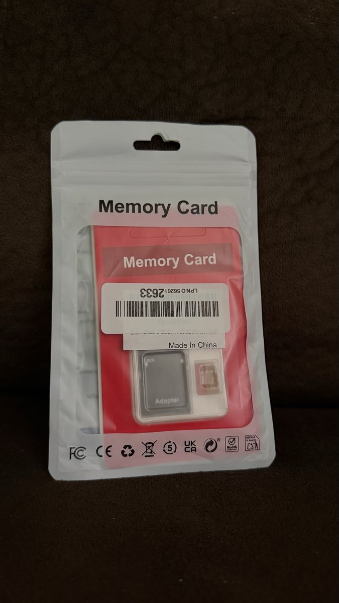 Unbranded Memory Card with Adapter - New & Sealed Storage Solution