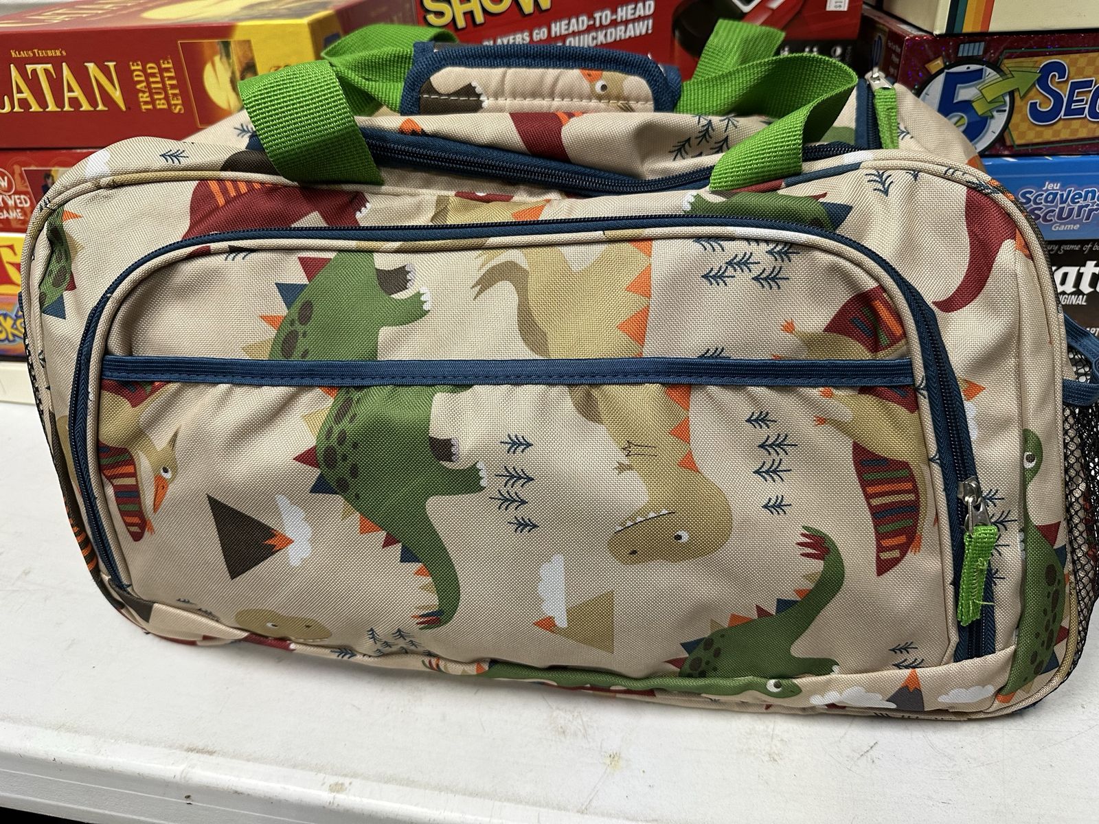 3 Piece Boys Dinosaur Slumber Set Sleeping Bag Tent