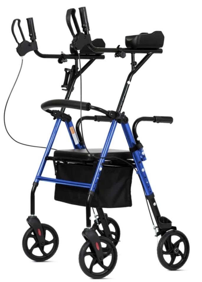 New in Box Elenker MT-8151 Dual-Brake Upright Walker 8" Wheels