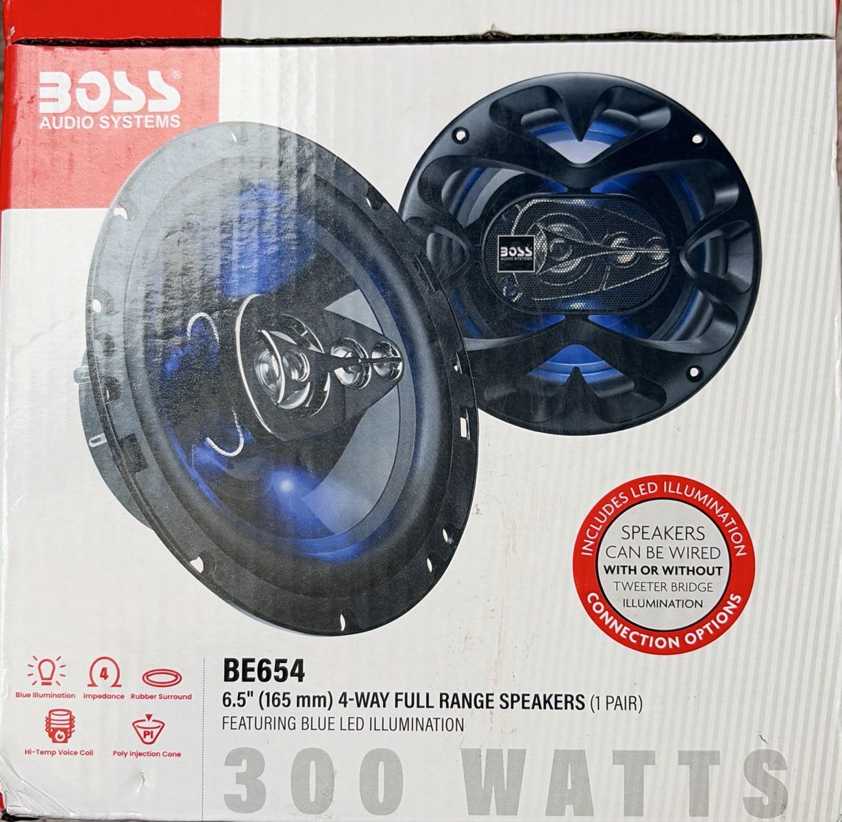BOSS BE654 6.5” Car Speakers (Pair) – NEW