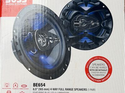 BOSS BE654 6.5” Car Speakers (Pair) – NEW