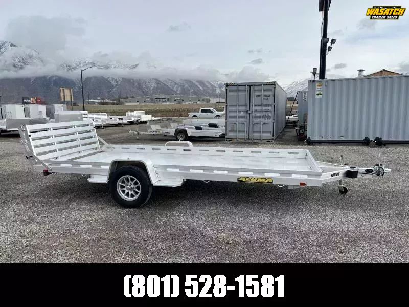 2026 Aluma 8015 7x15 SxS Aluminum Utility Trailer