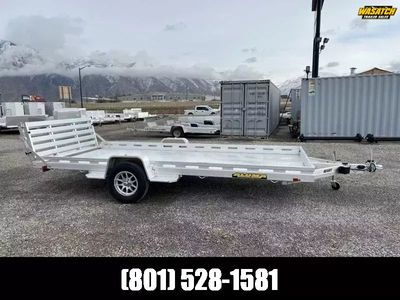 2026 Aluma 8015 7x15 SxS Aluminum Utility Trailer