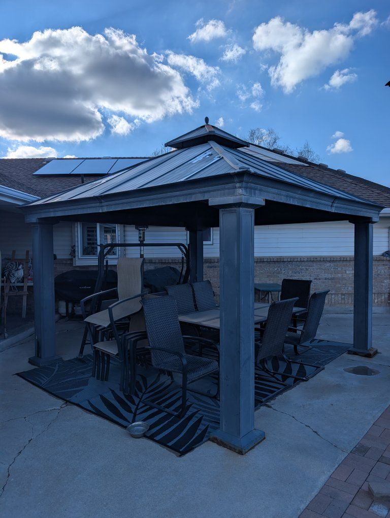 12 x 12 Heavy Duty Metal Gazebo