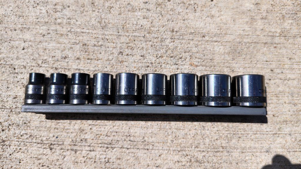 Craftsman 12pt Splined Metric Socket Set 3/8 Drive