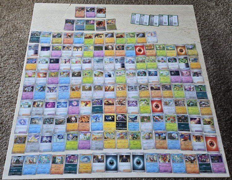 Pokemon TCG Trading Card Lot over 140 cards all near mint or mint condition 