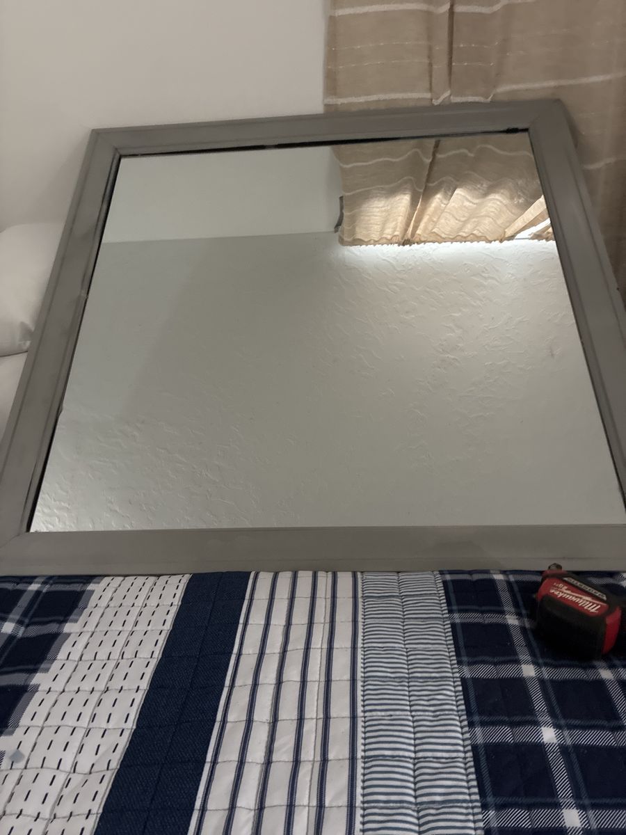 Mirror 37 inches high x 37 inches wide