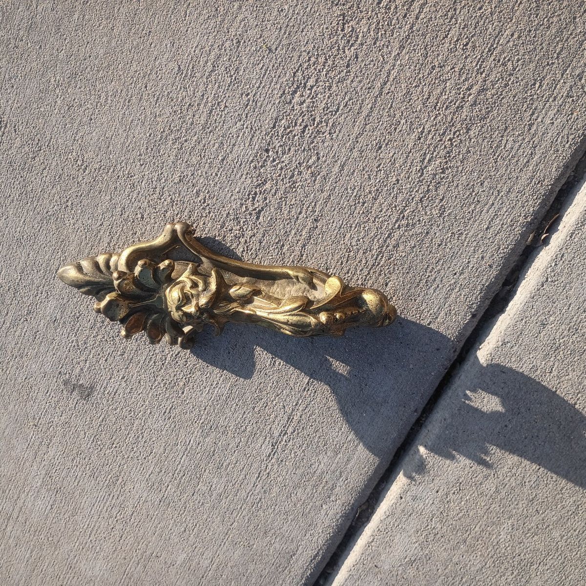 solid brass doorknocker