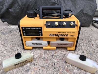 Fieldpiece VP87 8 CFM Dual Stage Vacuum Pump