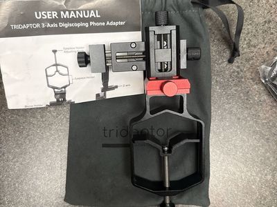 Tridaptor 3-Axis Digiscoping Phone Adapter for Spotting Scopes - Like New