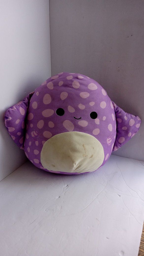 Squishmallows The Spotted Stingray 18" Purple Plush Stuffed Toy Jazwares